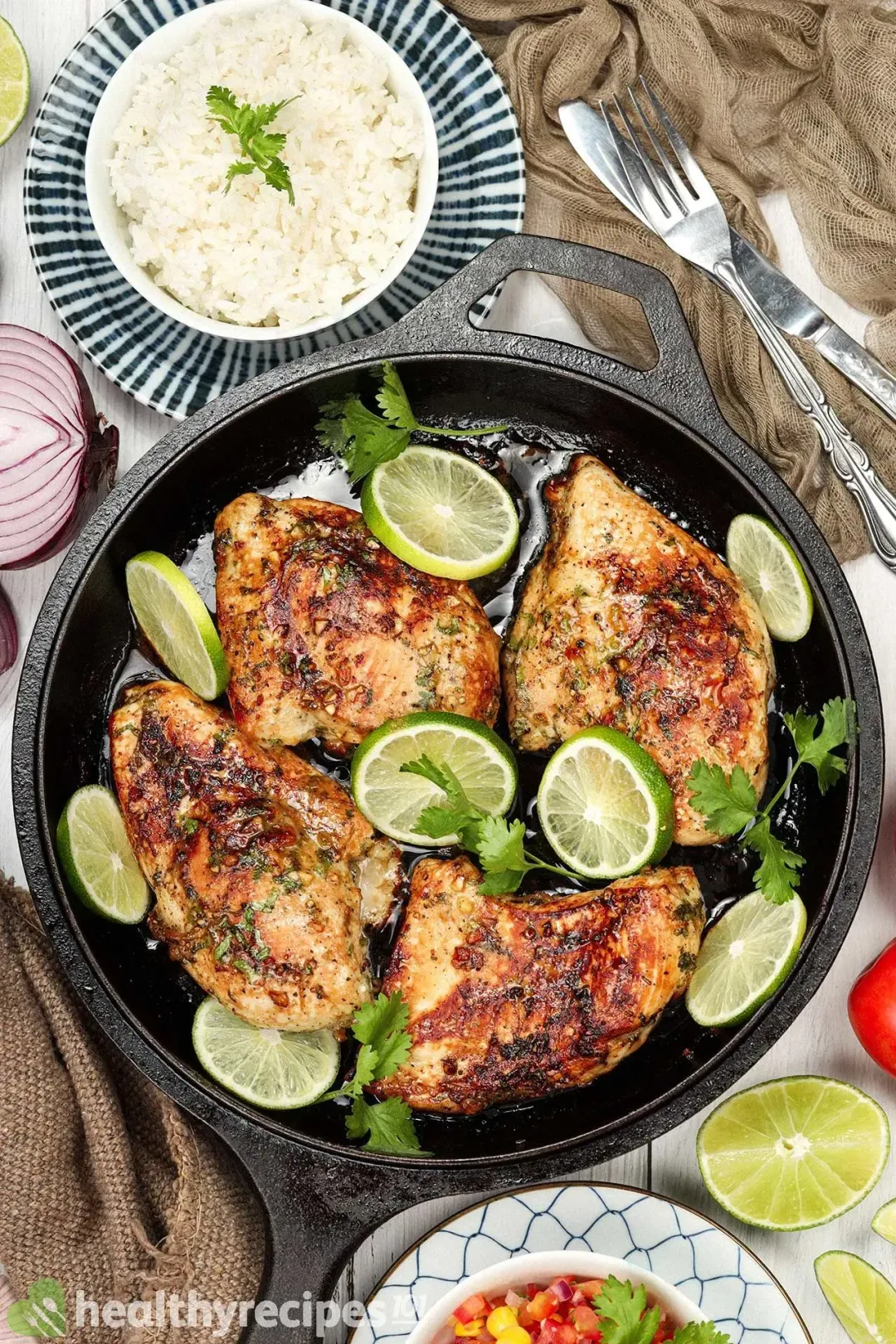 Homemade cilantro lime chicken recipe