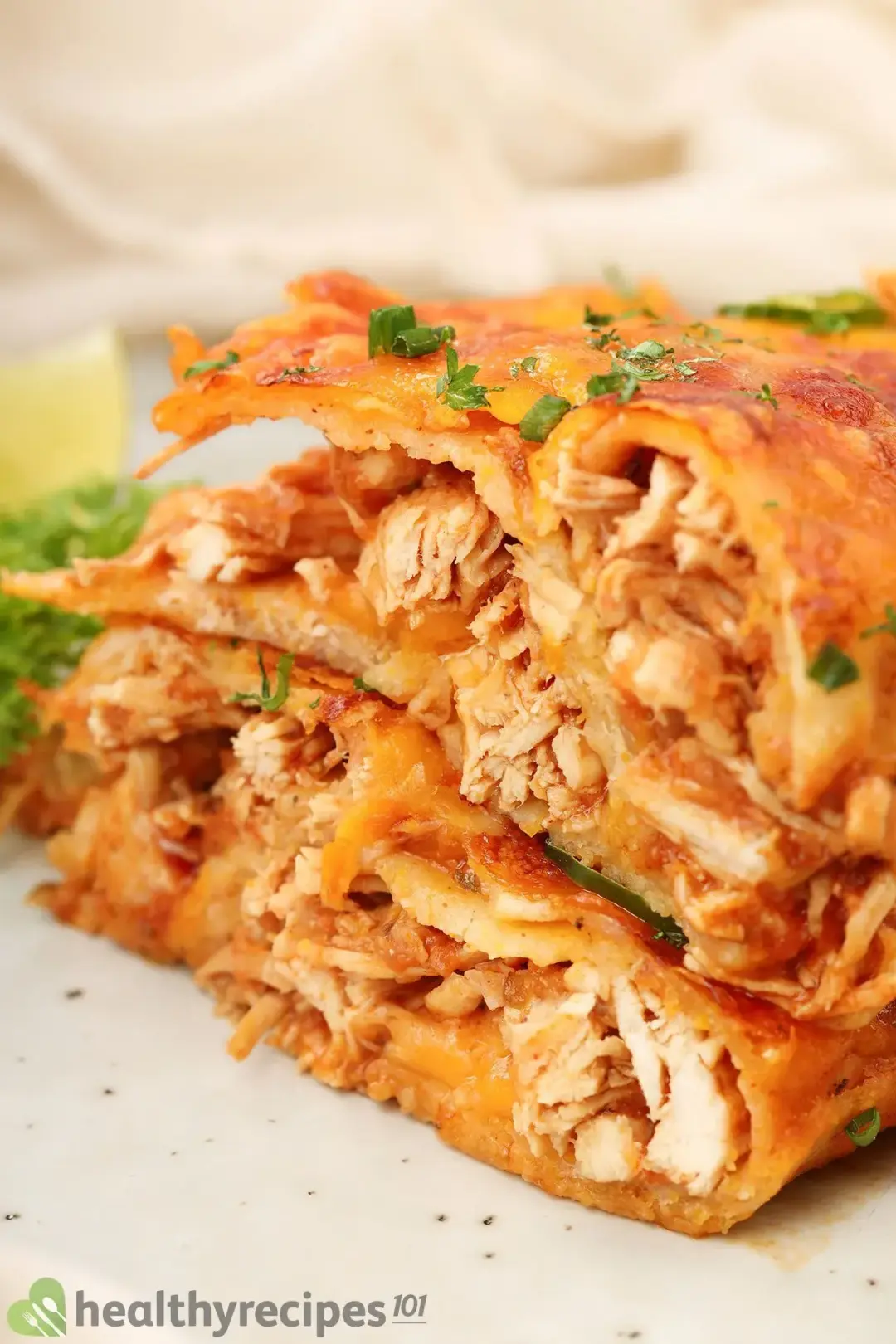 Homemade Instant Pot Chicken Enchiladas Recipe