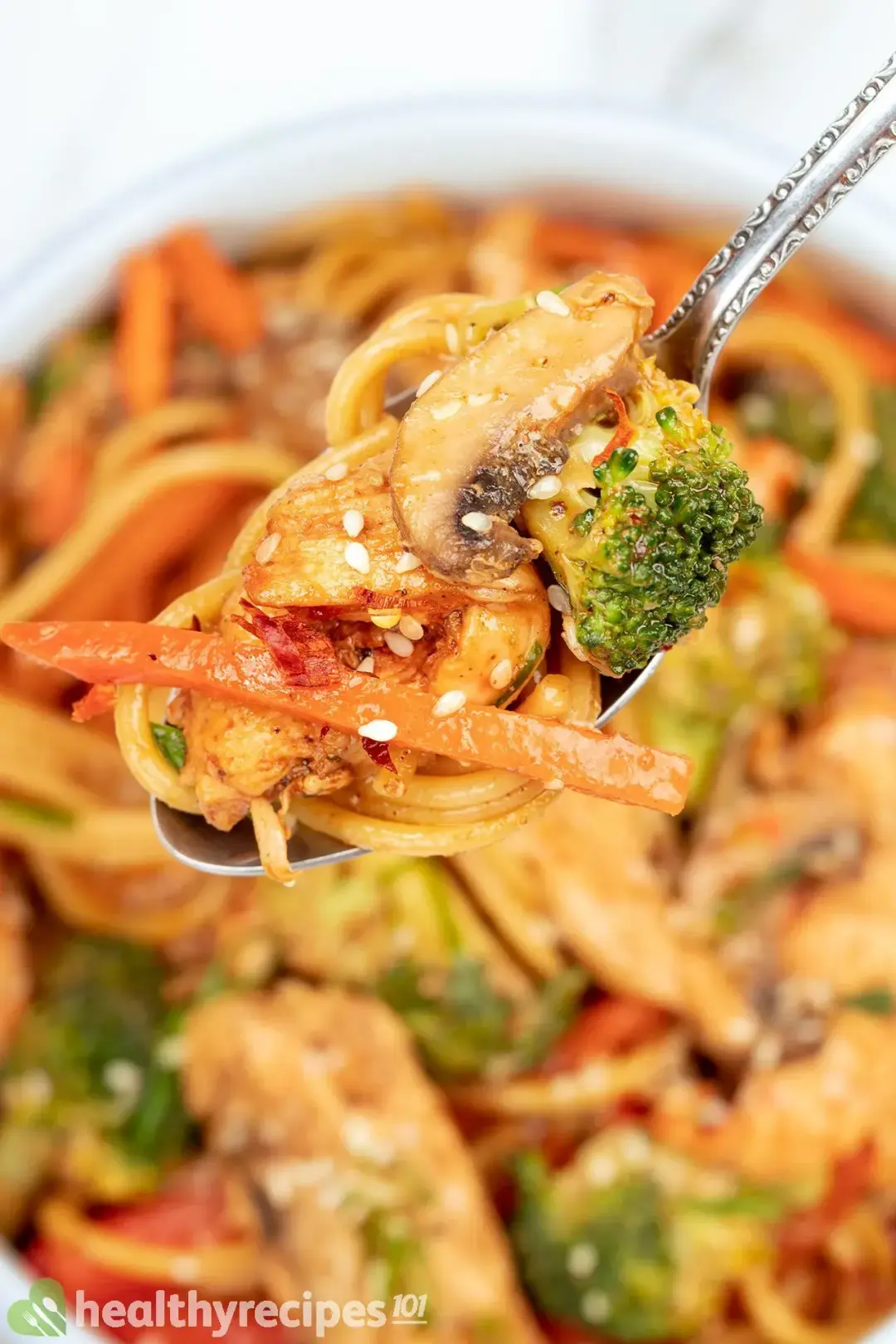 homemade lo mein in the instant pot