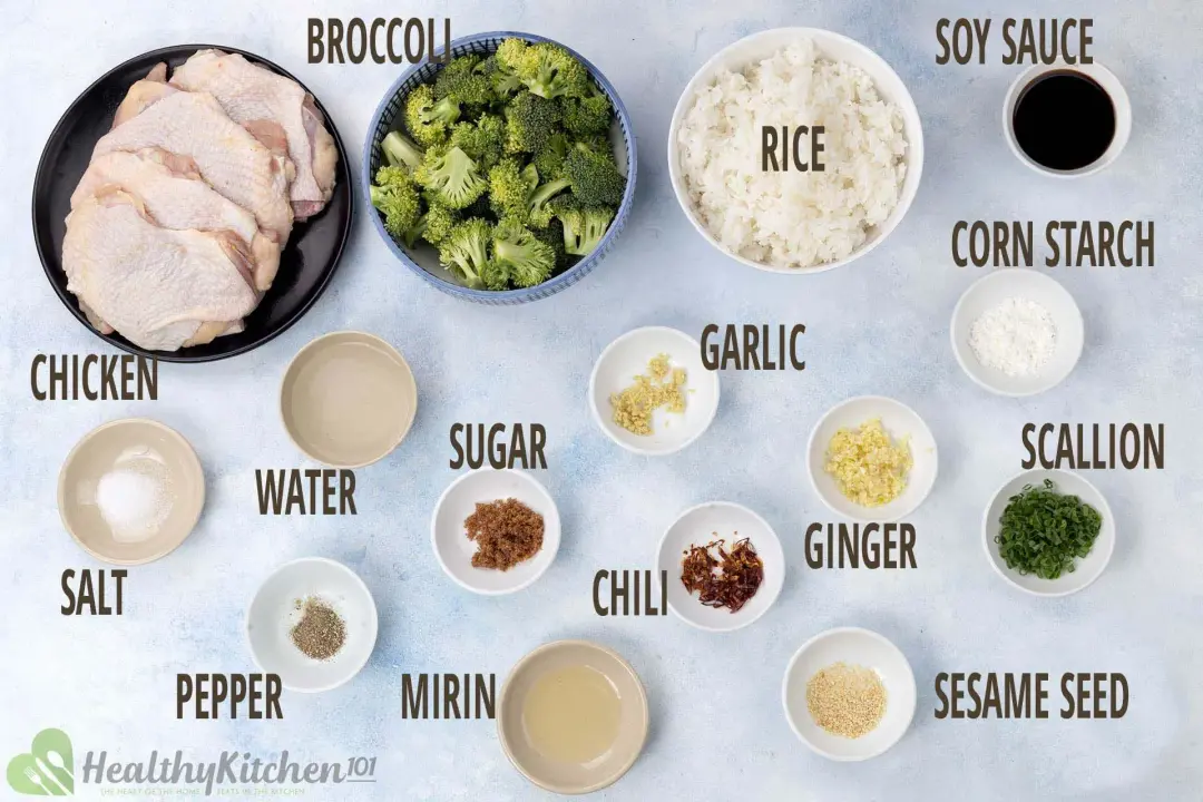 ingredients for shoyu chicken