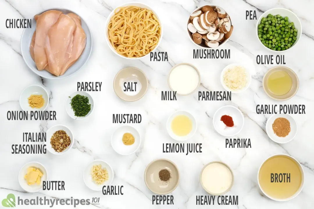 Instant Pot Chicken Breast Ingredients