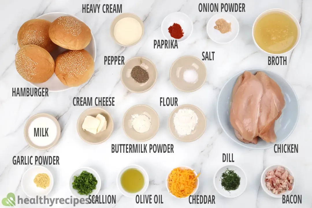 Instant Pot Crack Chicken Ingredients