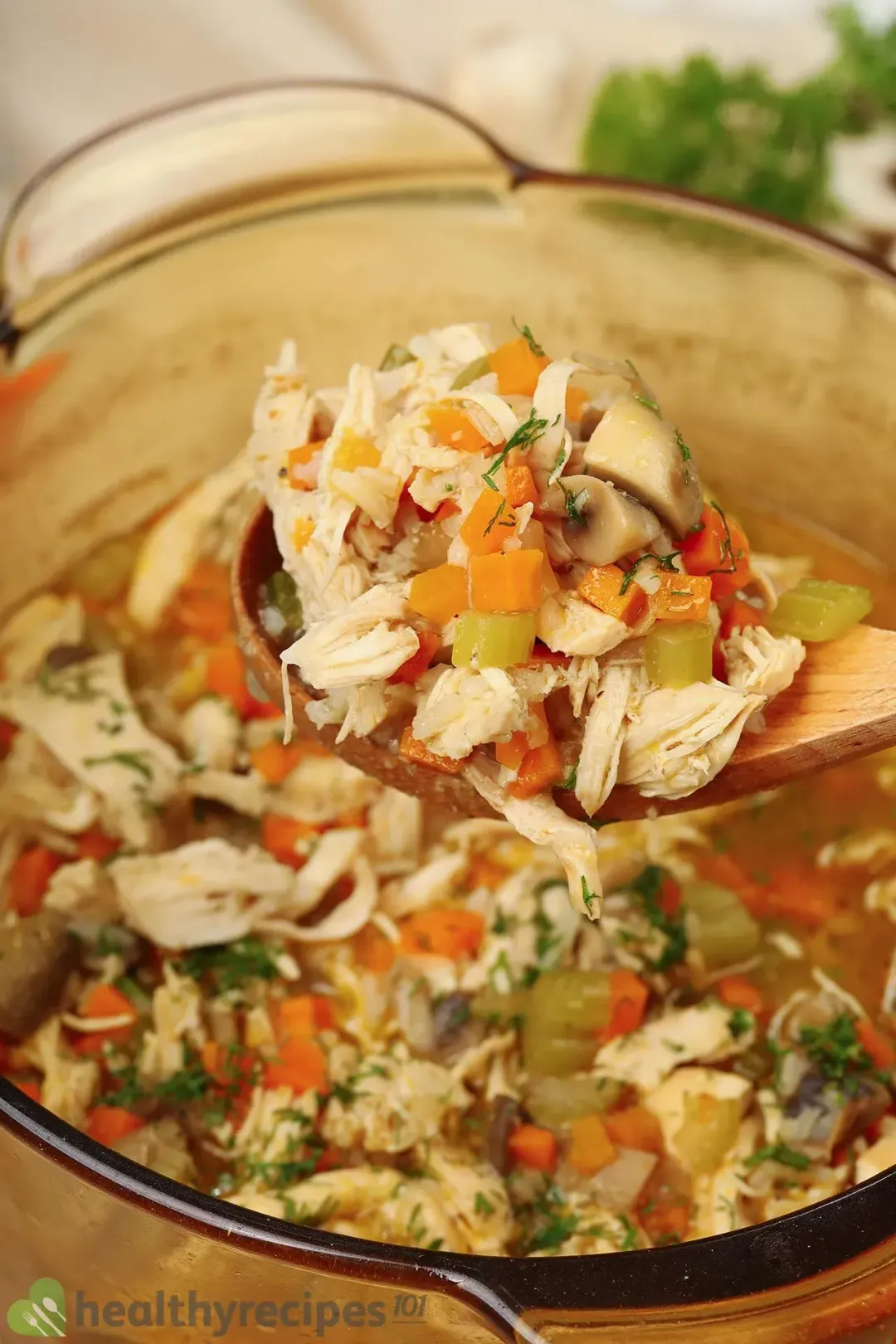 Lemony Chicken Rice Soup Recipe