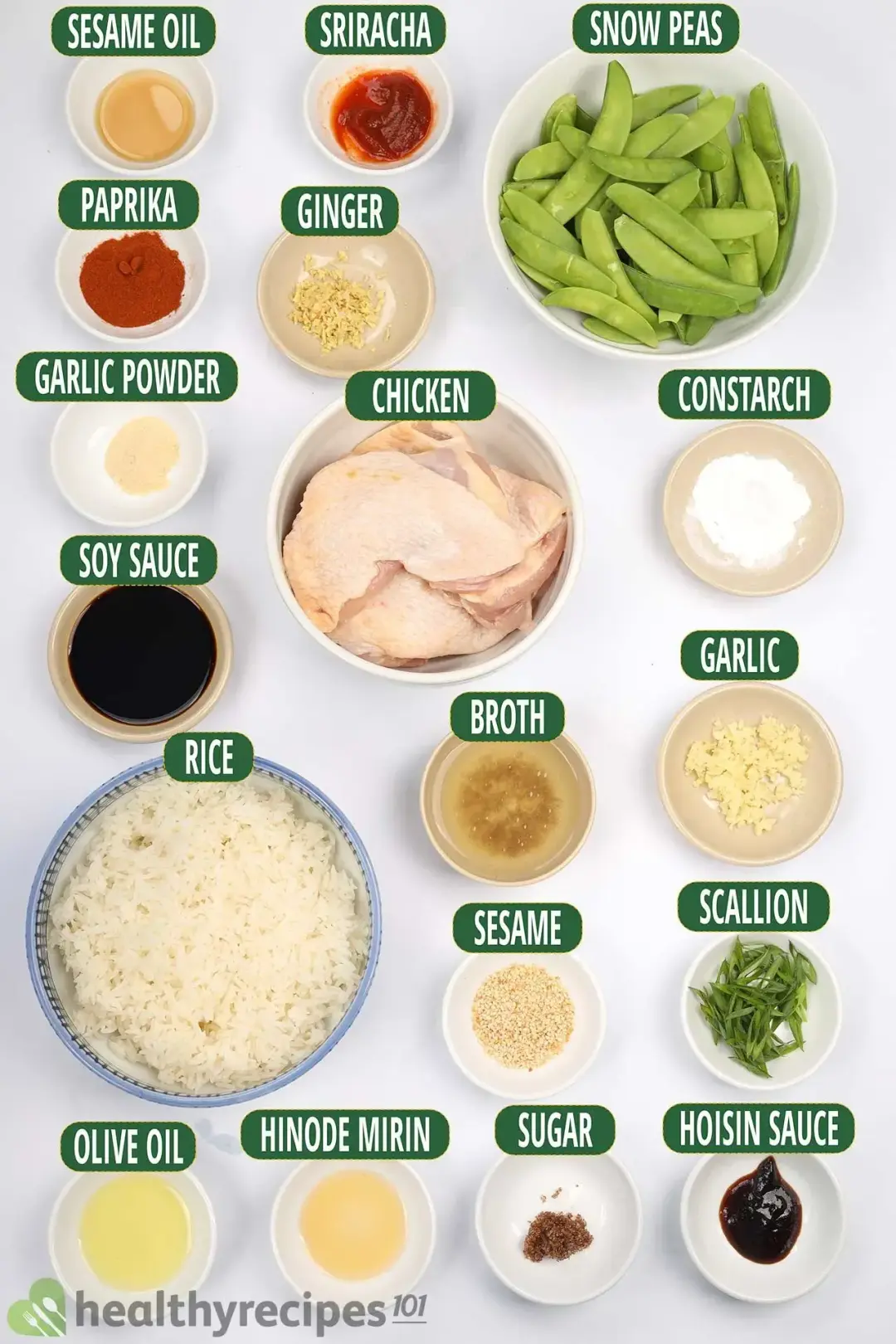 Main Ingredients for Air Fryer Teriyaki Chicken