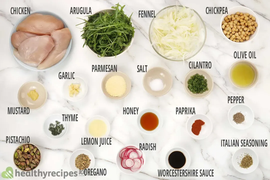 Marinated Air Fryer Chicken Ingredients