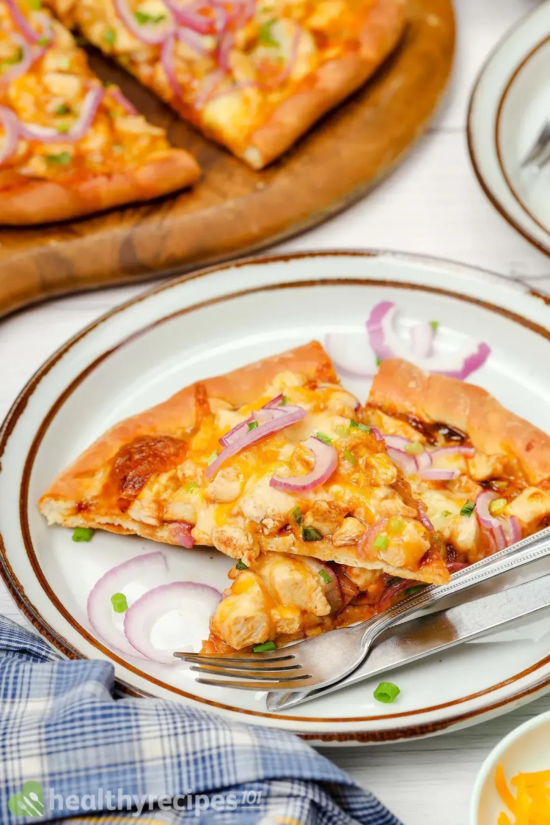 The Pizza Crust for Buffalo Chicken Pizza