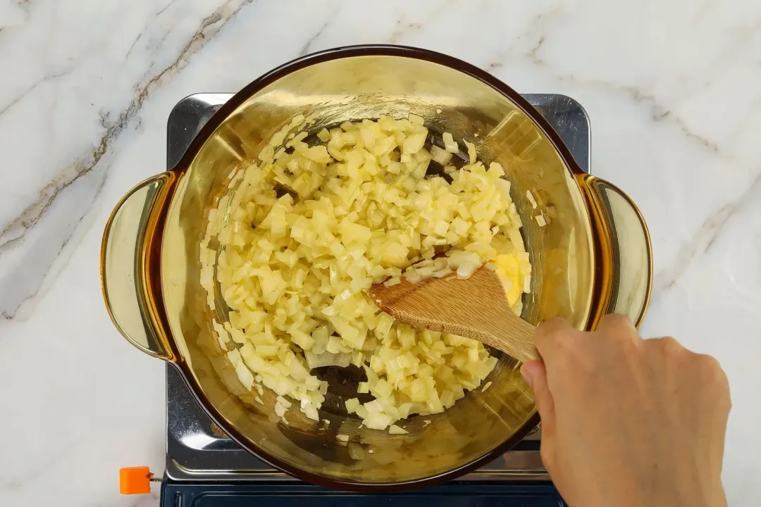 step 1 How to make Chicken Enchilada Soup