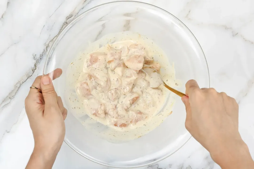 step 1 how to Make Popcorn Chicken