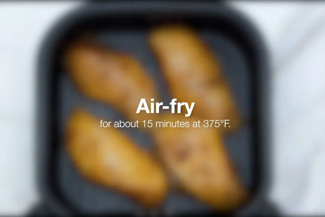 step 2 how to make chicken in an air fryer