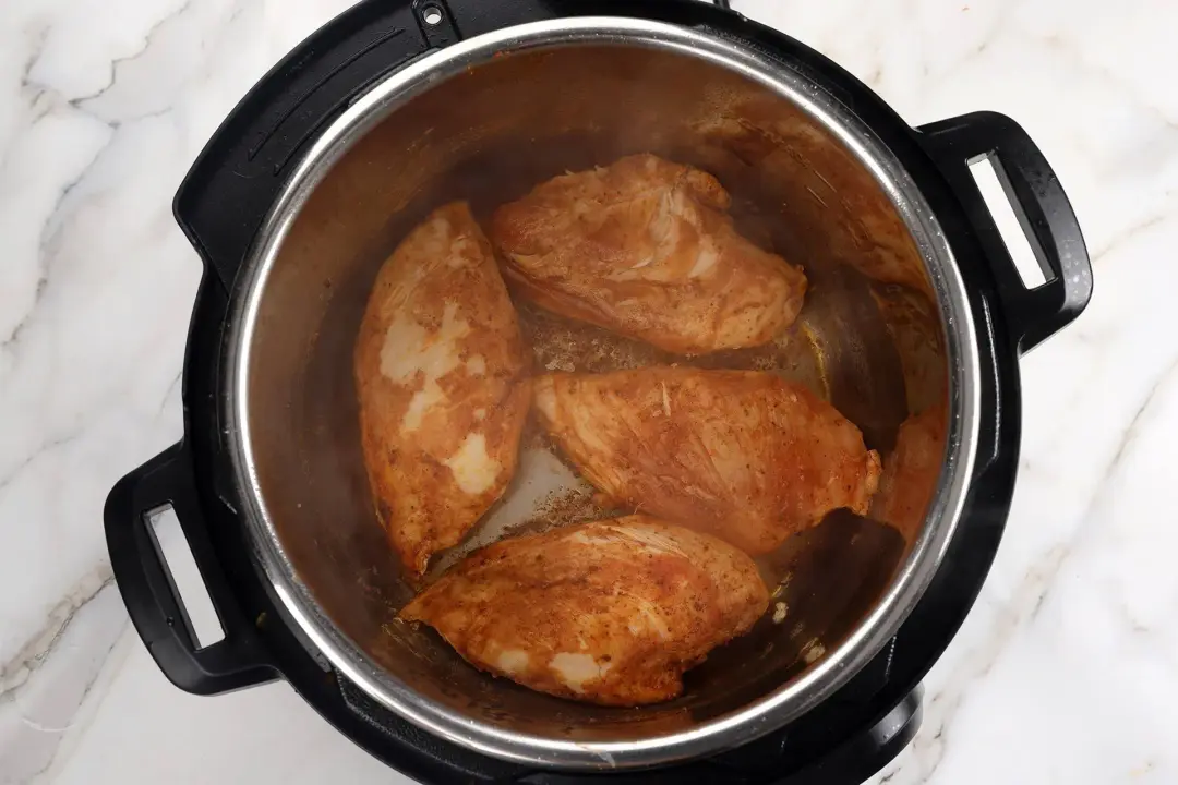 step 2 how to make chicken alfredo in the instant pot