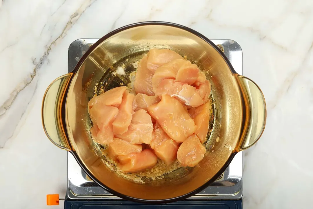 step 2 How to make chicken coconut soup