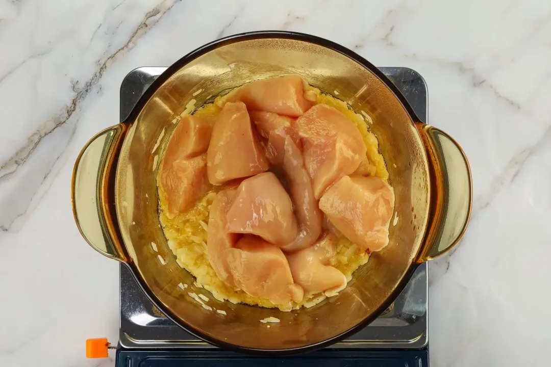 step 2 How to make Chicken Enchilada Soup