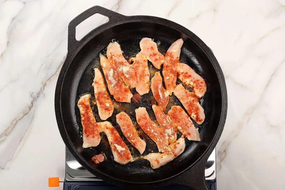 step 2 How to Make Chicken and Shrimp Carbonara