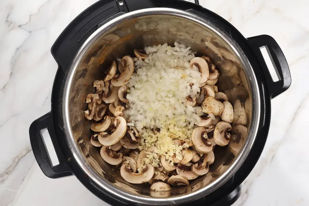 step 3 how to make chicken alfredo in the instant pot