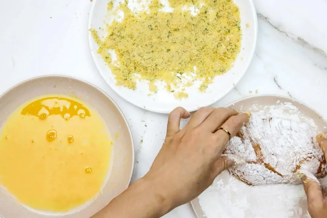 step 3 how to make chicken parmesan in an air fryer