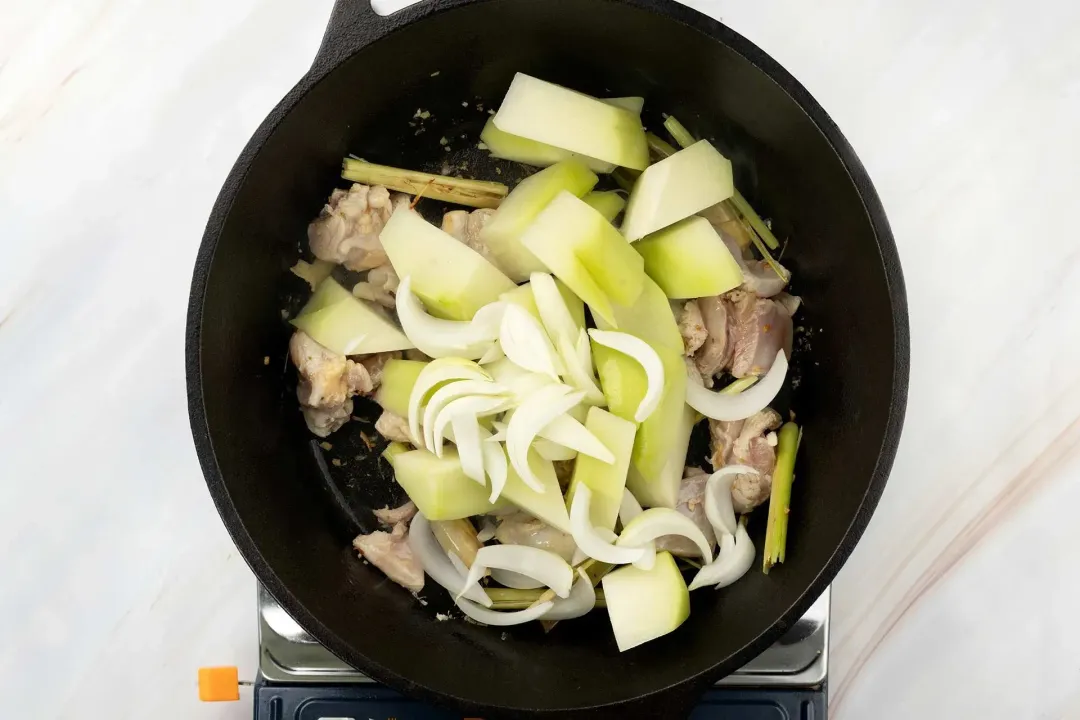 step 3 how to make chicken tinola