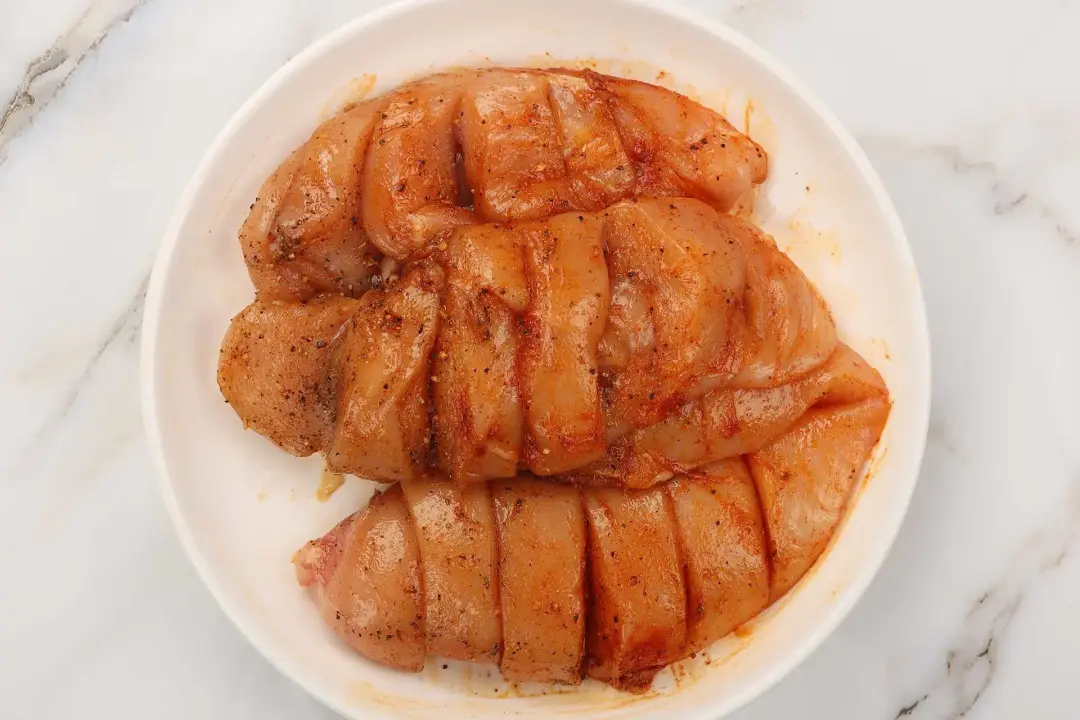 step 3 How to Make Hasselback Chicken