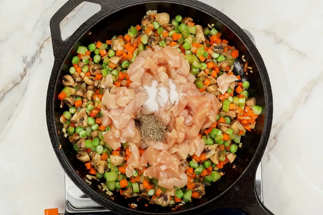 step 4 How To Make Chicken Pot Pie in an Air Fryer