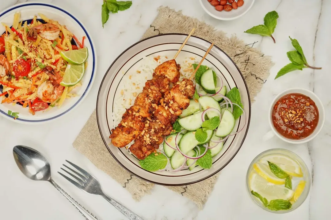 step 4 How to Make Chicken Satay in an Air Fryer