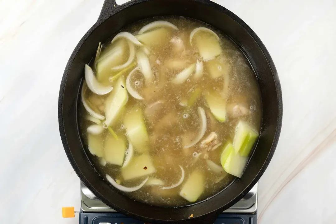 step 4 how to make chicken tinola