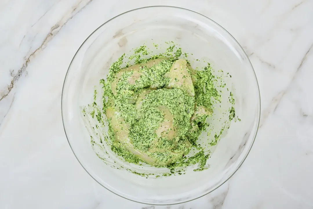 step 4 How to make pesto chicken