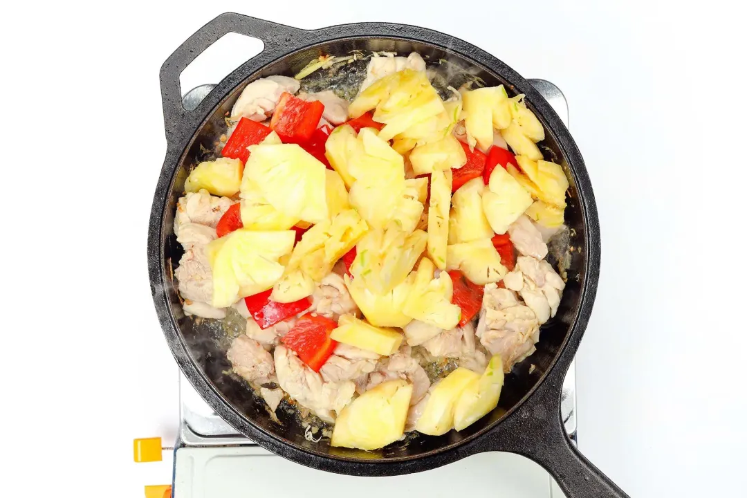 step 4 How to make pineapple chicken