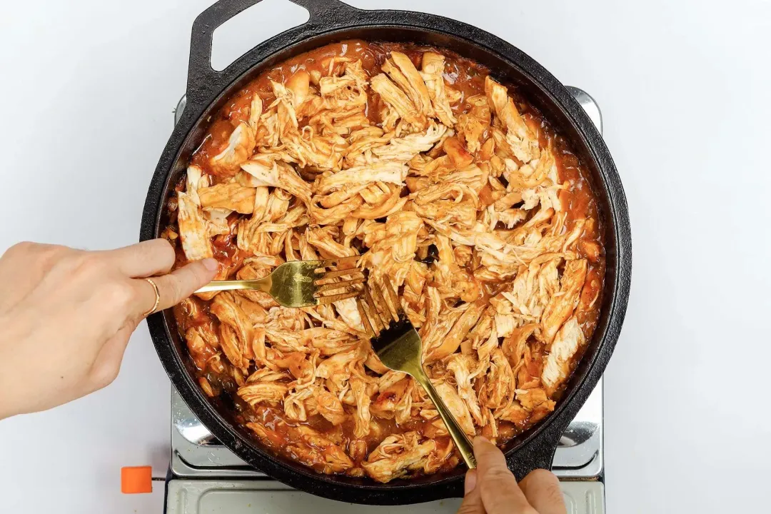 step 4 How to make pulled chicken