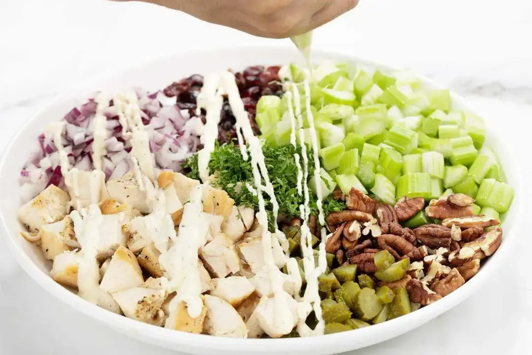 Step 4 Toss southern chicken salad
