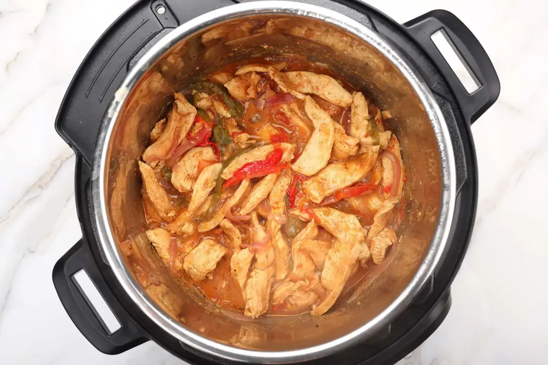 step 5 How to Cook Chicken Fajitas in the Instant Pot