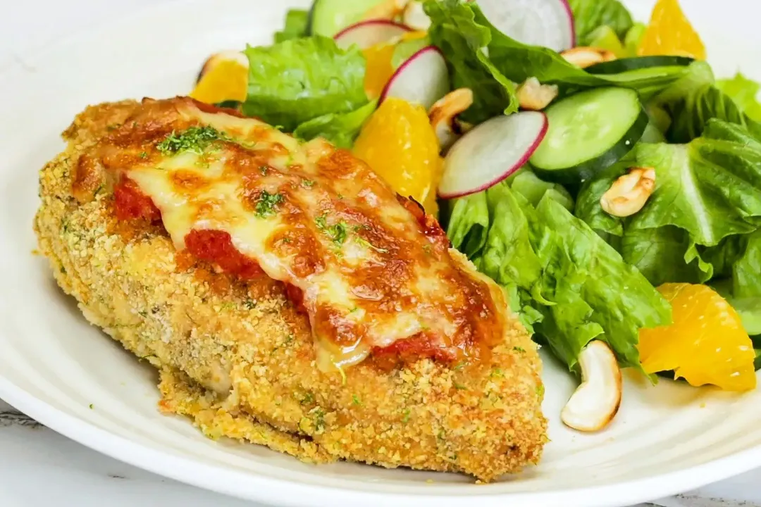step 5 how to make chicken parmesan in an air fryer