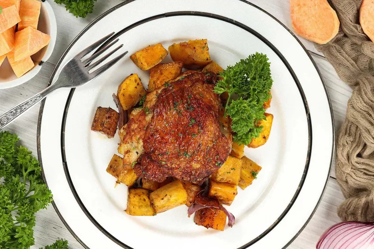 Chicken and Sweet Potato Recipe: A Healthy and Rustic Dish for Dinner