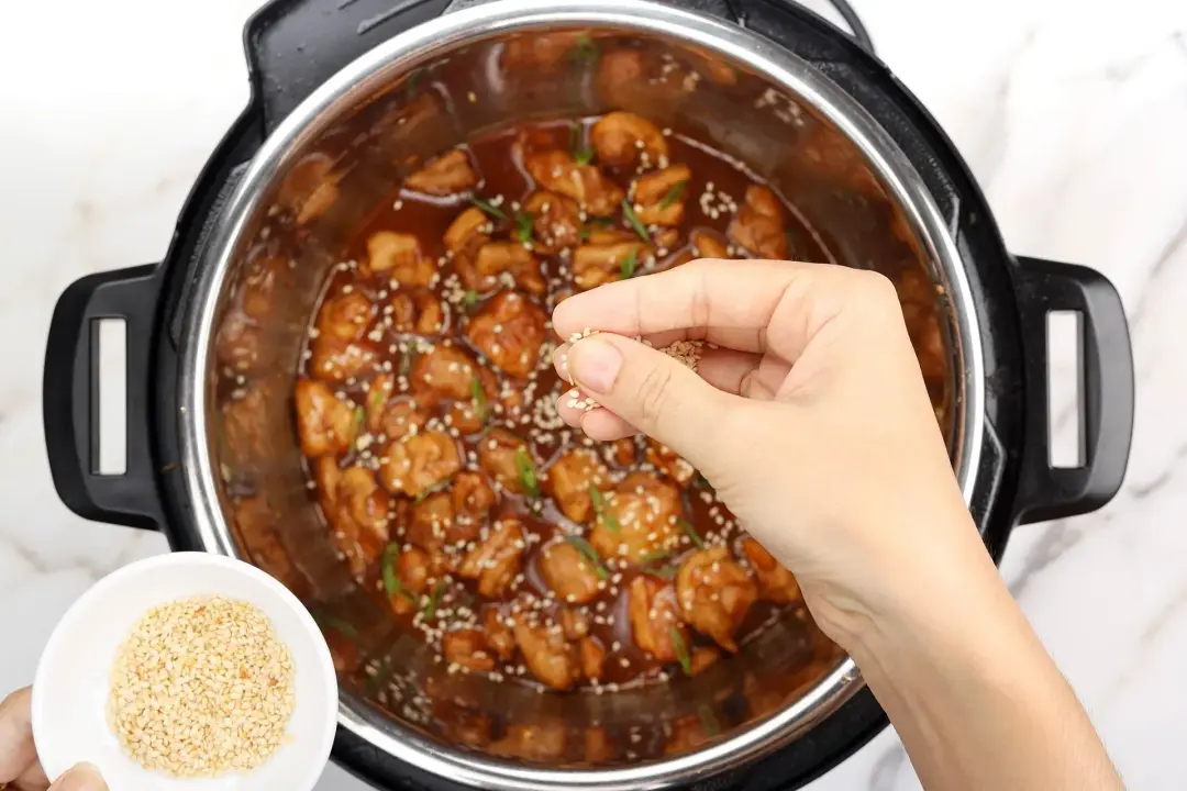 step 5 How to Make Instant Pot Sesame Chicken