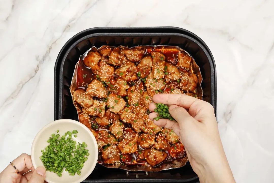 step 5 ow to Make Sesame Chicken in an Air Fryer