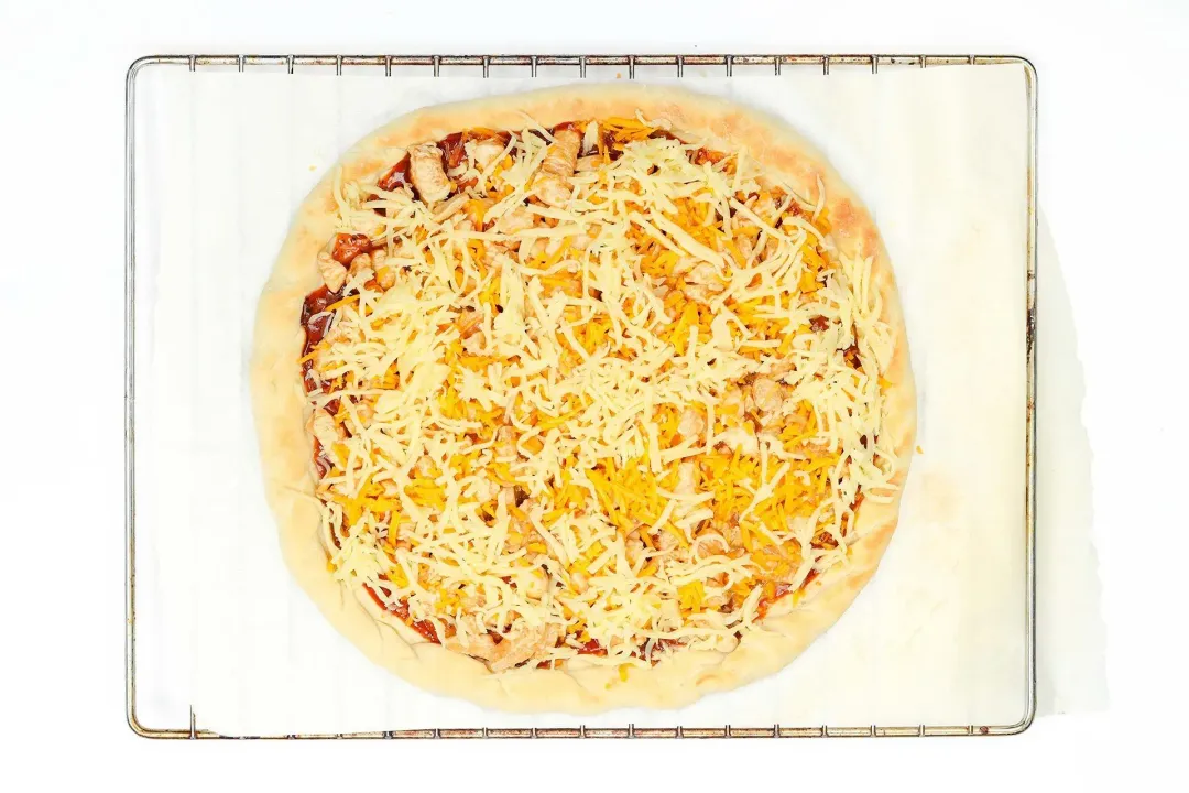 step 7 How to make buffalo chicken pizza