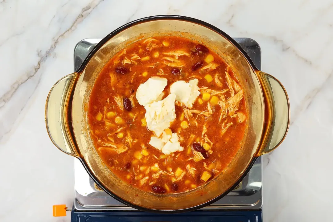 step 7 How to make Chicken Enchilada Soup