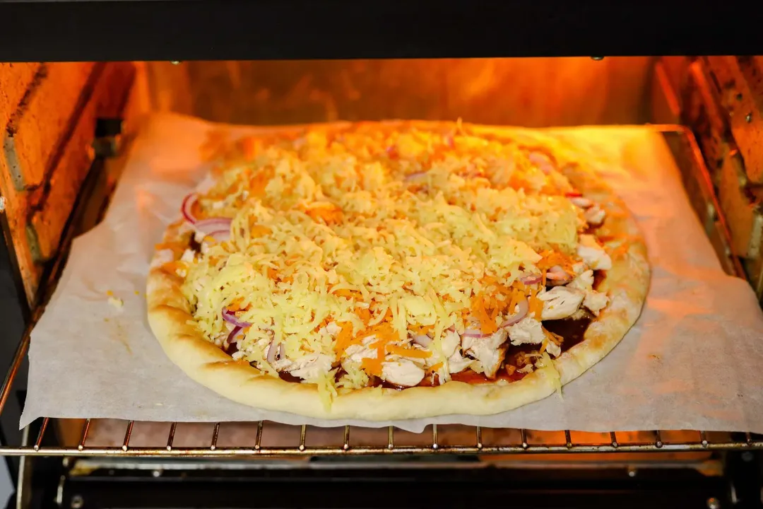 step 8 How to make bbq chicken pizza