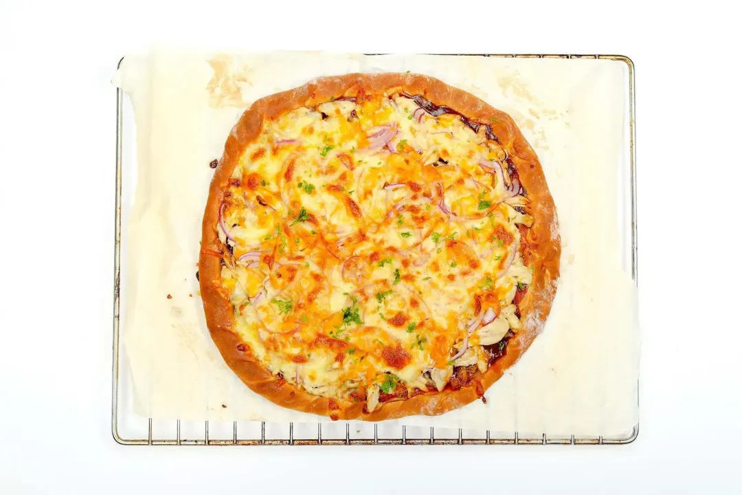 step 9 How to make bbq chicken pizza