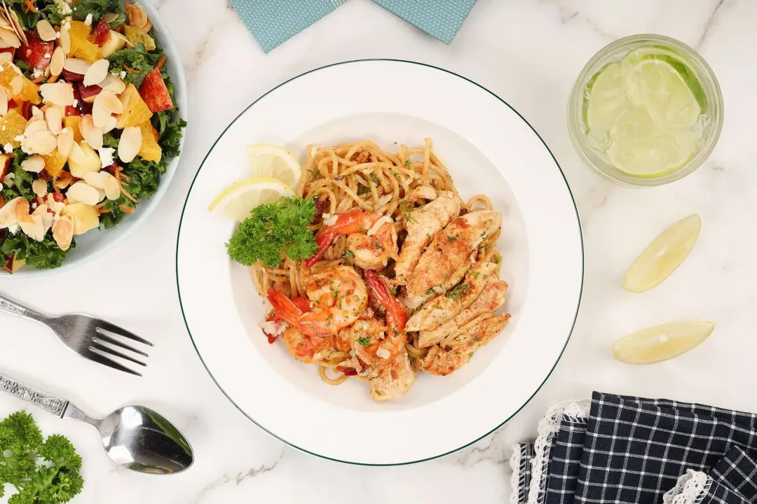 step 9 How to Make Chicken and Shrimp Carbonara