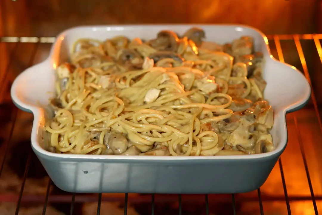 step 9 How to make chicken tetrazzini