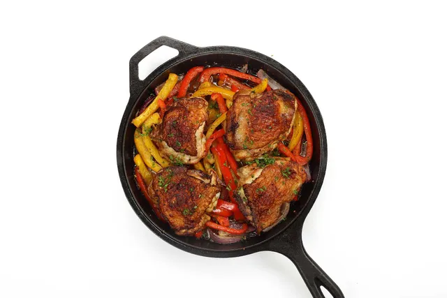 Oven Baked Chicken And Bell Pepper Recipe Video A Delicious