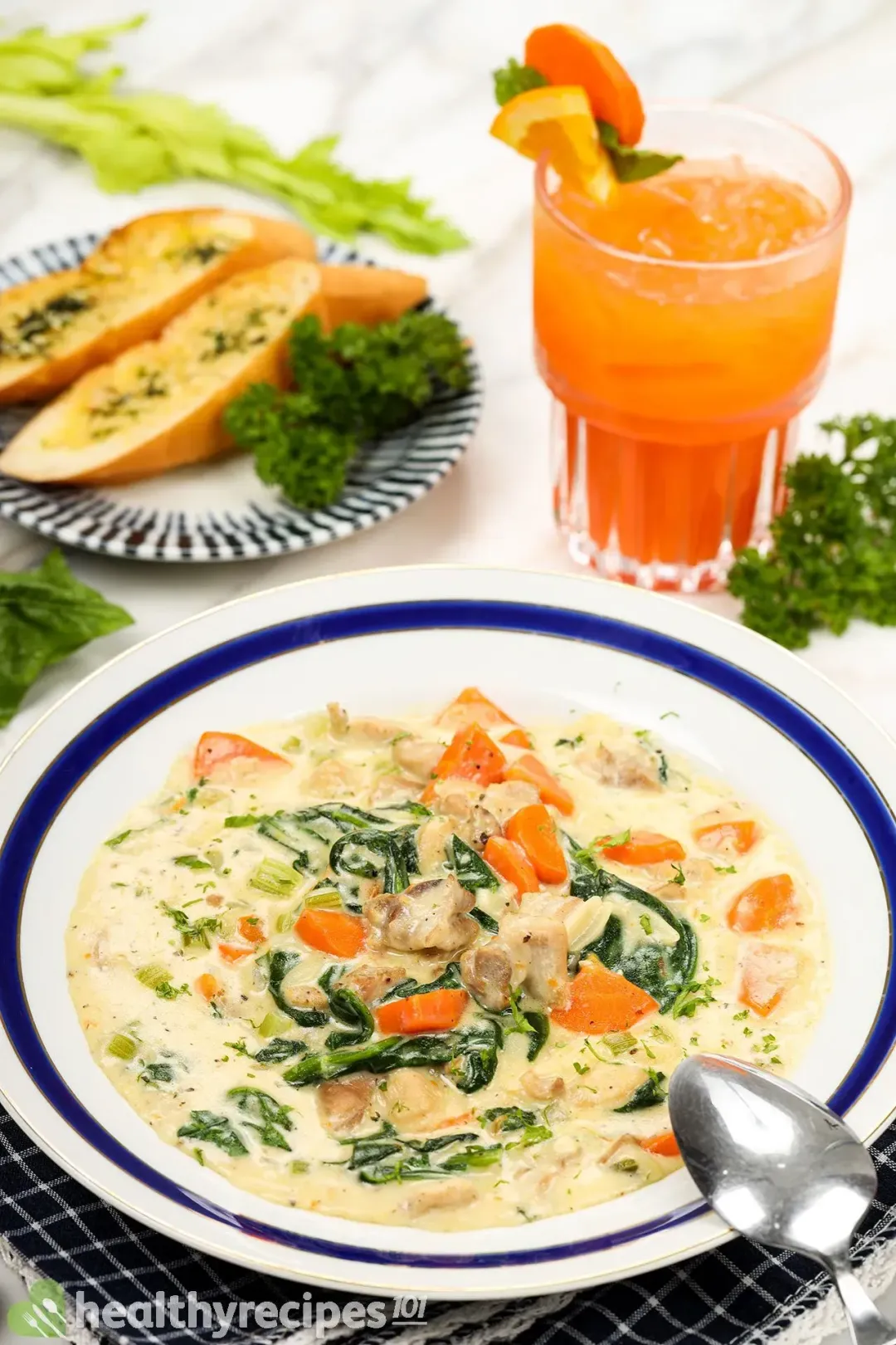 Storage and Reheating Chicken Florentine Soup