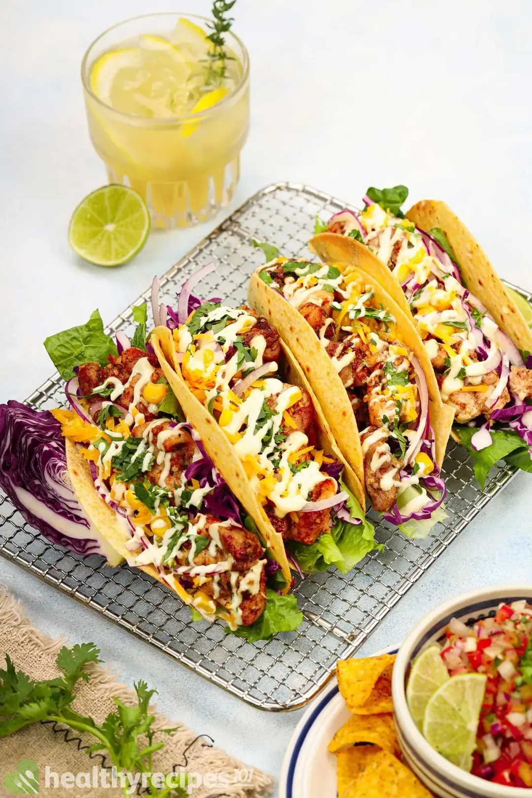 What to Serve With Air Fryer Chicken Tacos