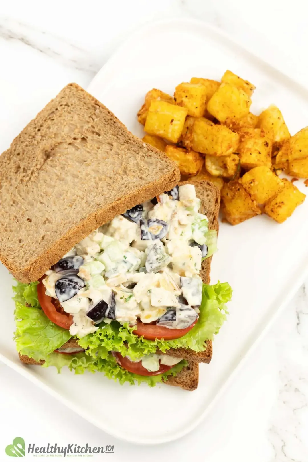 what to serve with chicken salad sandwich