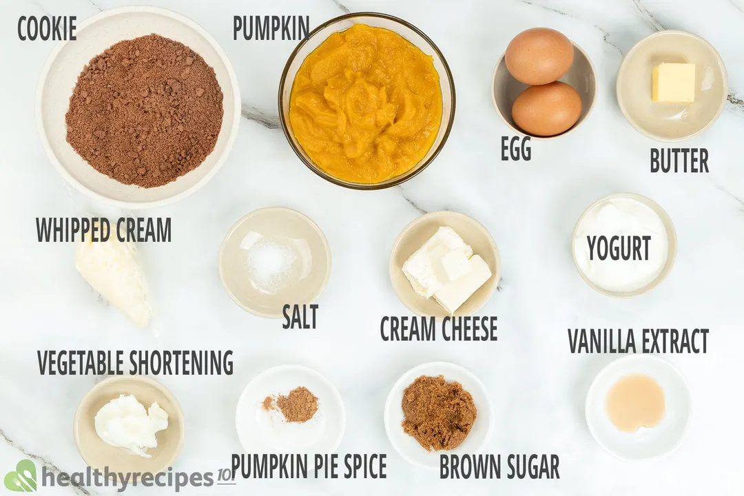 Pumpkin Cheesecake Ingredients List
