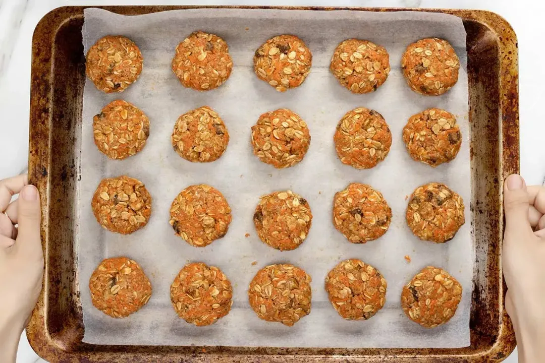 step 4 bake carrot cake cookies