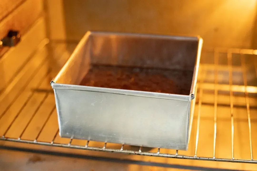 Step 6 Bake the brownie zucchini