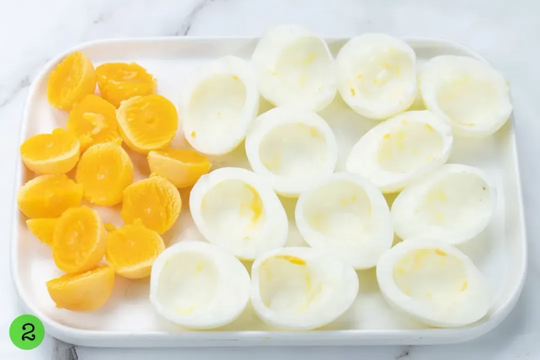 How to Make Deviled Eggs step 2