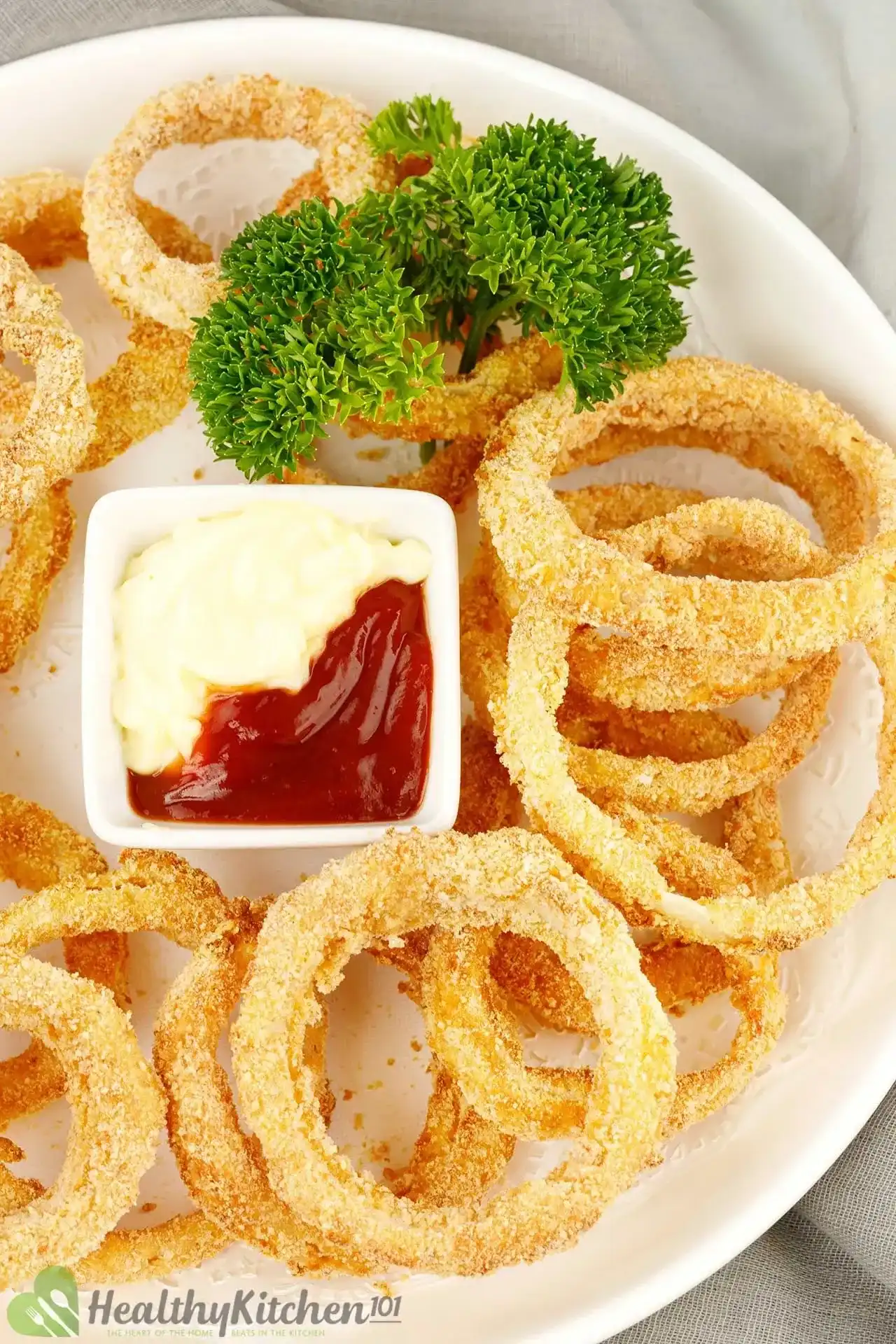 Air Fryer Spicy Onion Rings Recipe