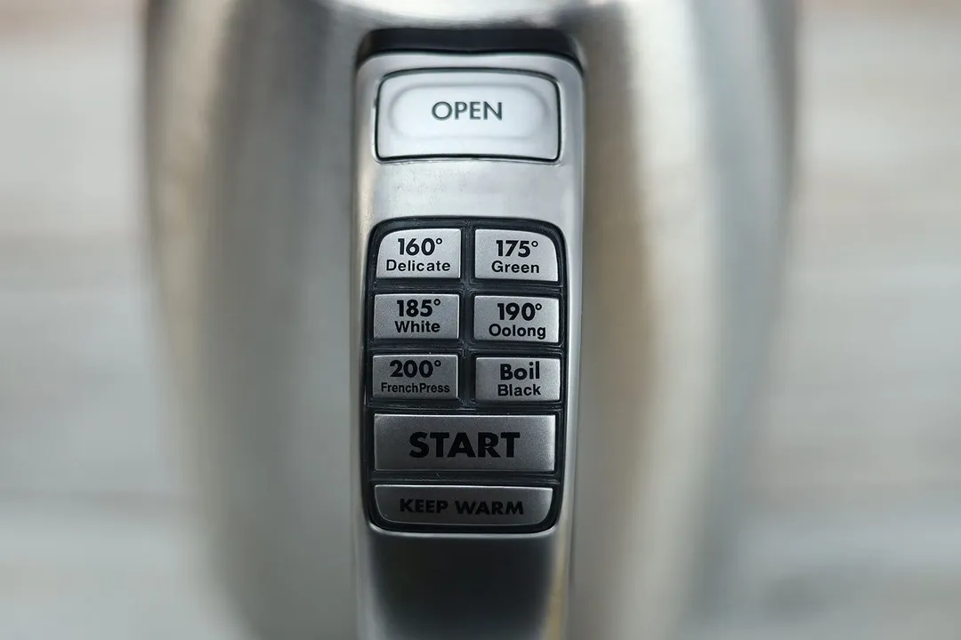 Cuisinart Electric Kettle CPK-17P1 Control Panel