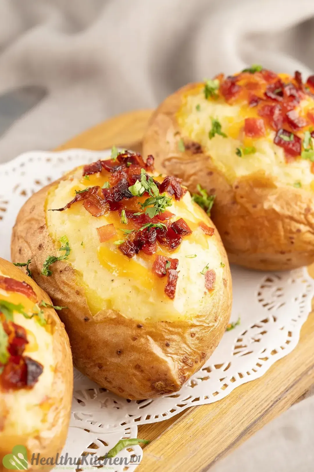 homemade baked potato in air fryer